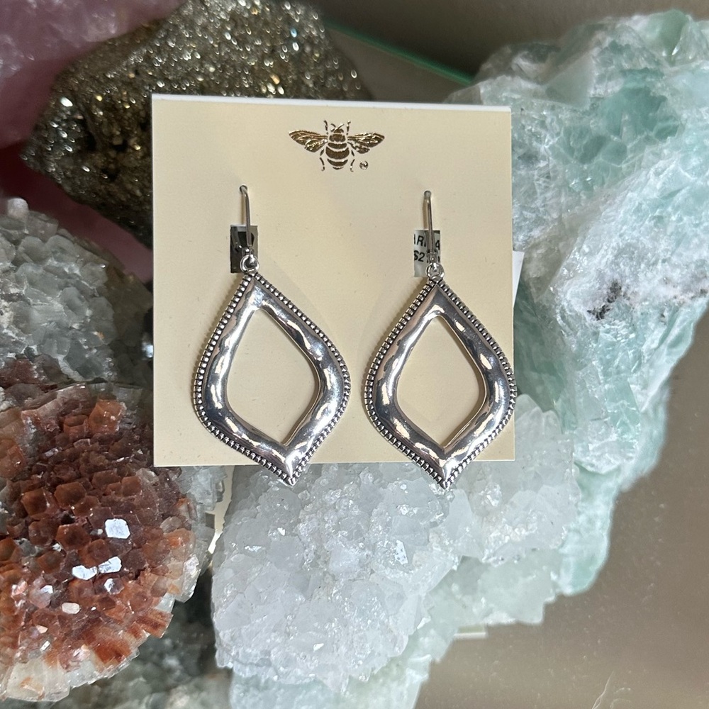 Silver Teardrop Earrings